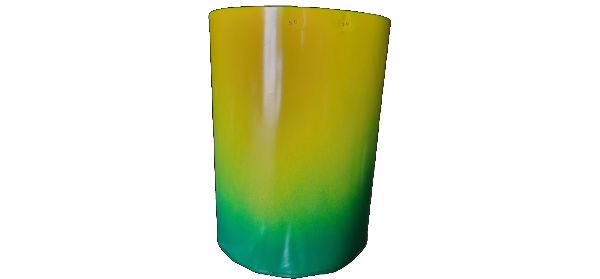 Pulverkrāsots cilindrisks metāla konteiners