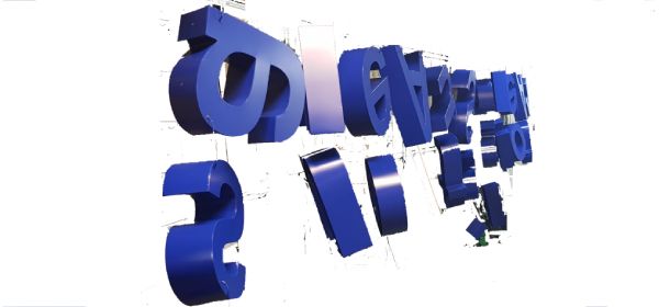 Ar zeltītu pulverkrāsu krāsoti metāla burti