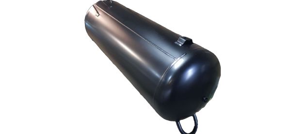 Sarkana pulverkrāsota metāla spiediena tvertne